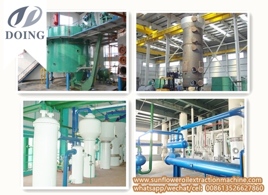 Sunflower oil solvent extraction plant