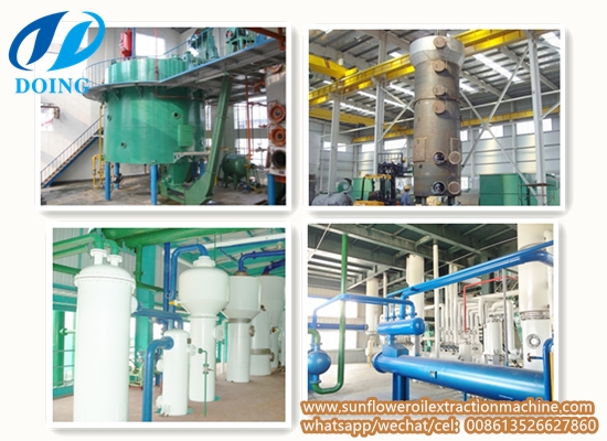 Sunflower oil solvent extraction plant