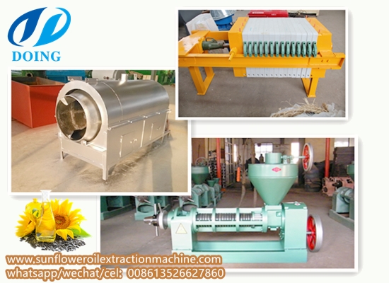 sunflower oil pressing plant