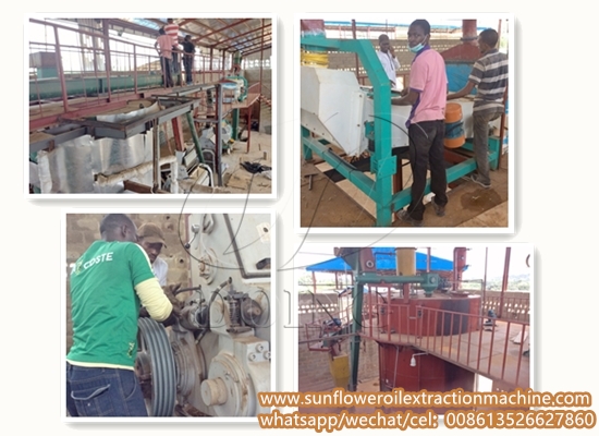 50TPD sunflower oil processing plant project report in Tanzania