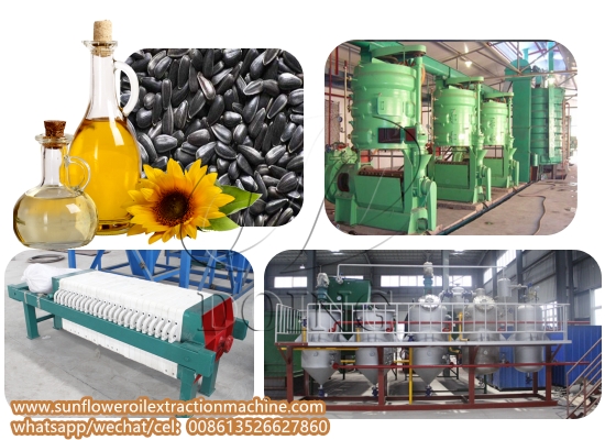 Small scale sunflower seed oil processing plant