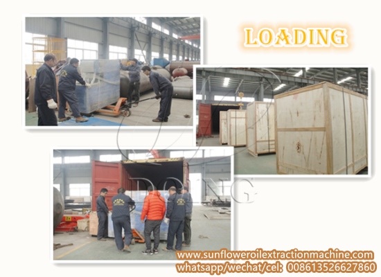 Automatic sunflower oil filling machine has loaded and ready to deliver to Uzbekistan