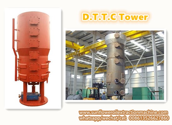 D.T.D.C.system in sunflower oil solvent extraction plant