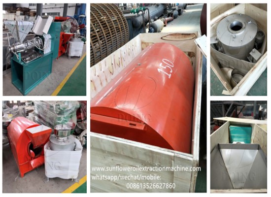 100kg/h sunflower oil extraction machine will be sent to Kenya