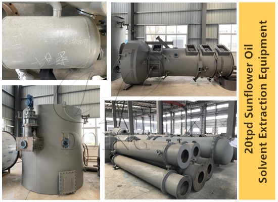 20tpd sunflower seeds oil solvent extraction machines are going to deliver to Tanzania