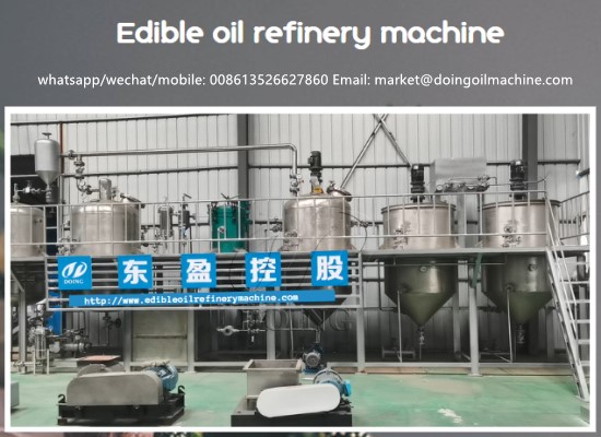 2tpd stainless steel small scale sunflower oil refinery machine and working process video