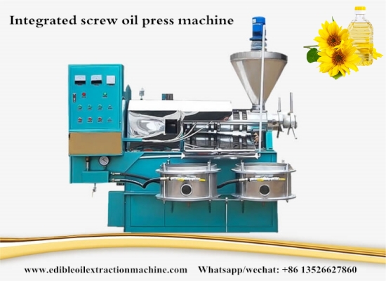 YZYX70WX sunflower oil extraction machine was purchased by a customer from Kenya