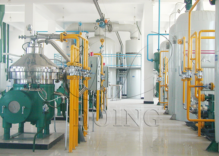 Sunflower oil refining machine photo