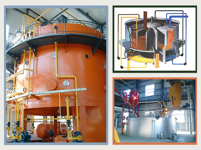 Sunflower oil solvent extraction equipment photo
