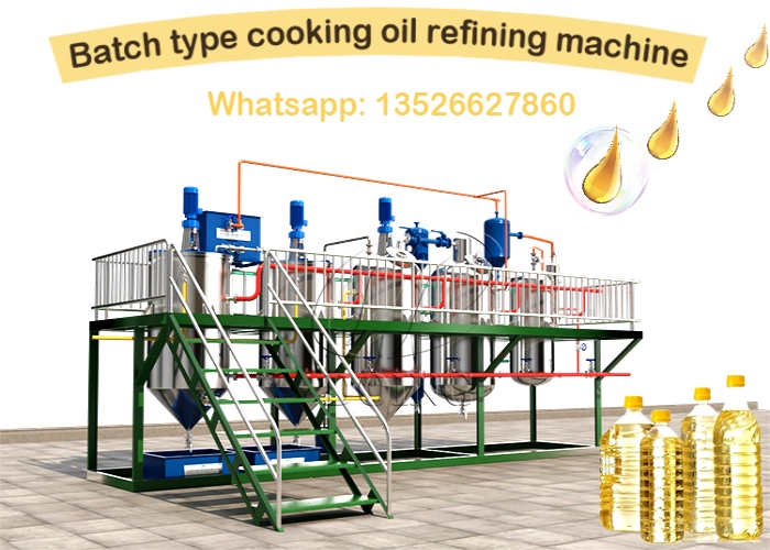 Small-scale sunflower oil refining equipment photo