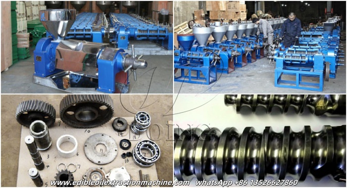Mechanical parts of sunflower oil press machine.jpg