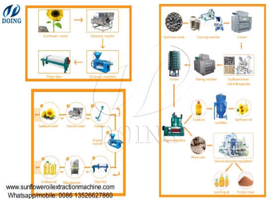 Sunflower Oil Processing Equipment and Production Line Matching Plan