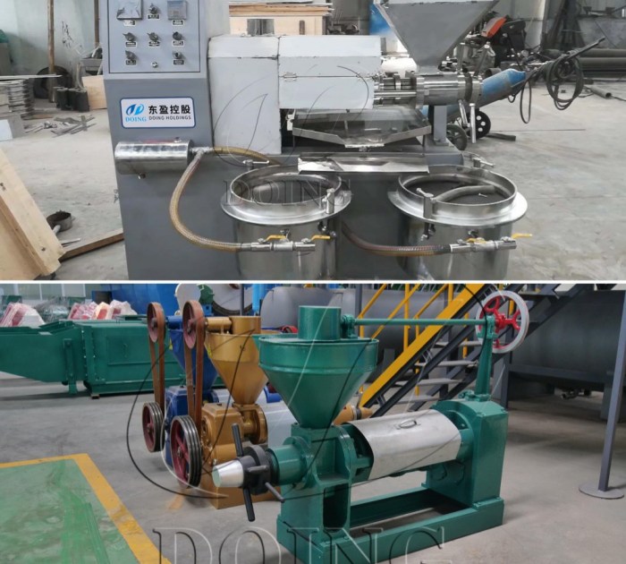 sunflower oil press machines