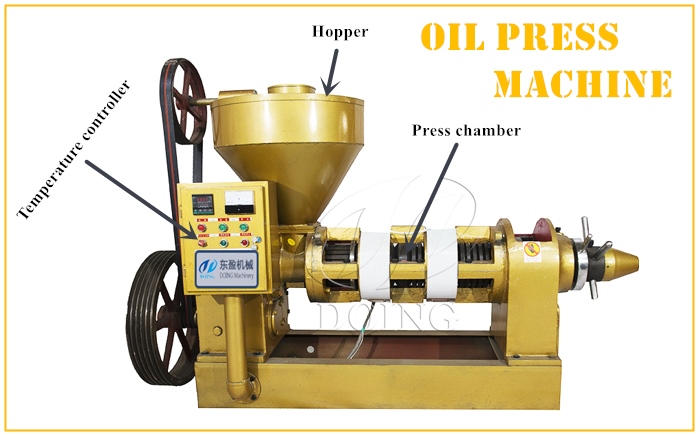 Automatic temperature controlled oil expeller