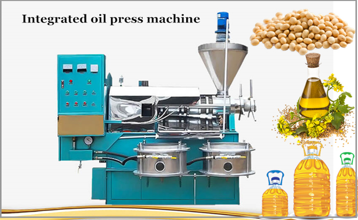 Automatic temperature controlled integrated oil expeller