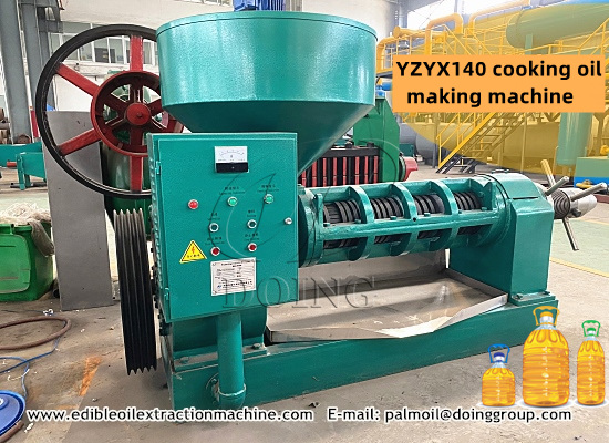 The YZYX140 cooking oil making machine ordered by Ugandan customers was delivered from Henan Glory Company