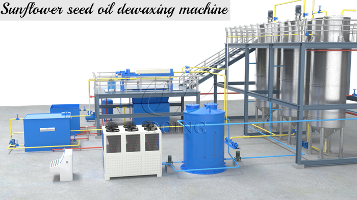 Sunflower seed oil dewaxing machine