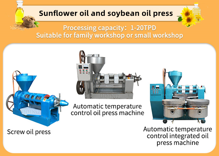 Henan Glory sunflower oil and soybean oil making machine