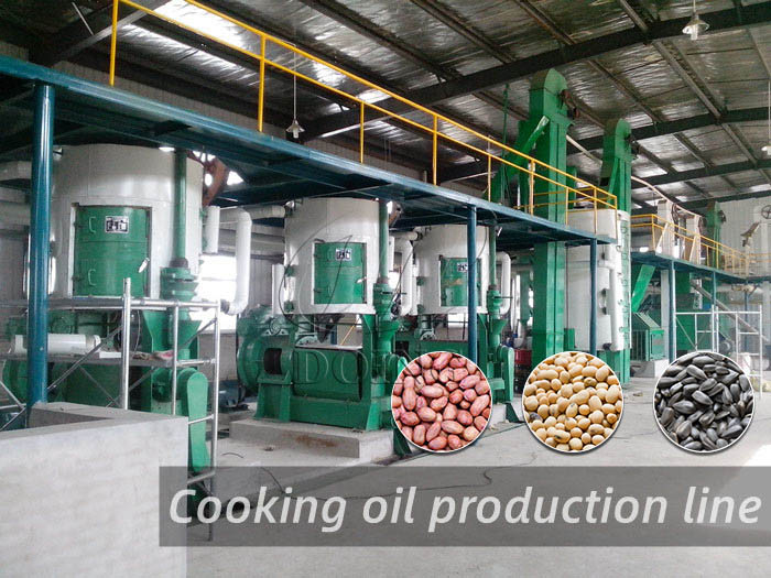 Sunflower oil press production line