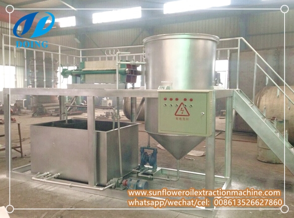 sunflower oil dewaxing machine