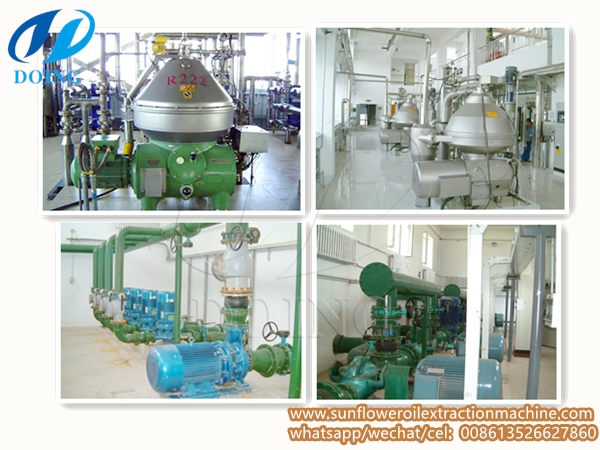 sunflower oil refining machine