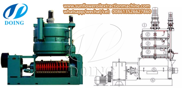 sunflower oil press machine