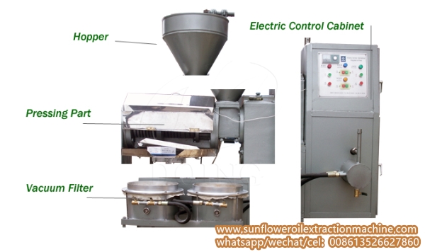 sunflower oil press machine