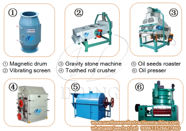 sunflower oil making machine