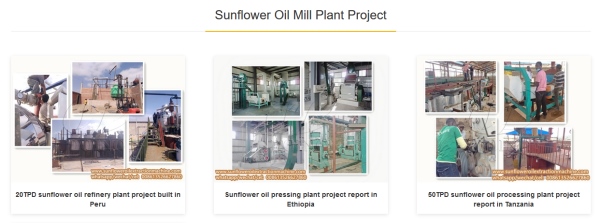 sunflower oil mill plant