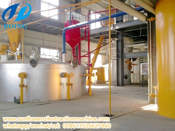 sunflower oil solvent extraction machine