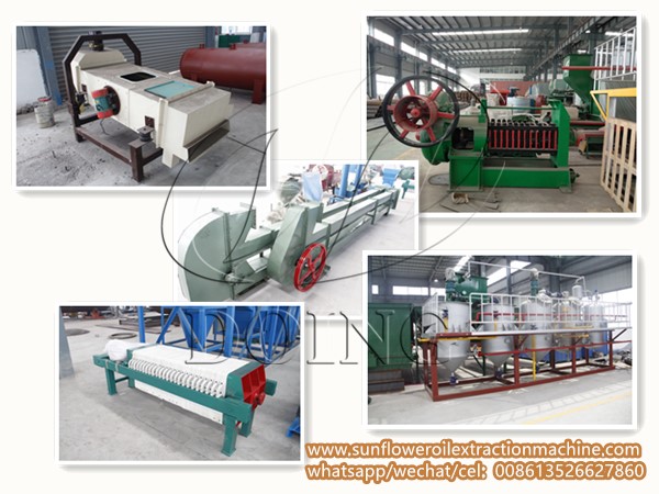 sunflower oil production machine