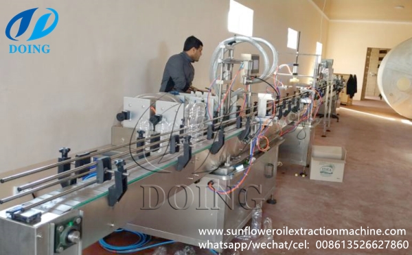 sunflower oil filling machine