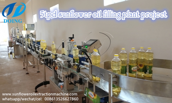 sunflower oil filling machine