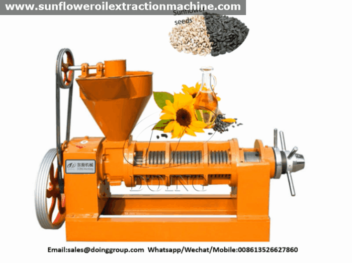 sunflower oil press machine