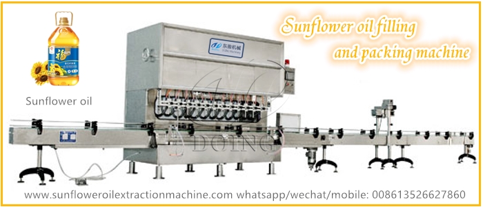 sunflower oil filling machine