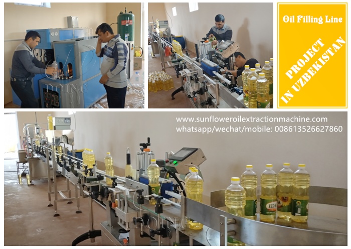 sunflower oil filling machine