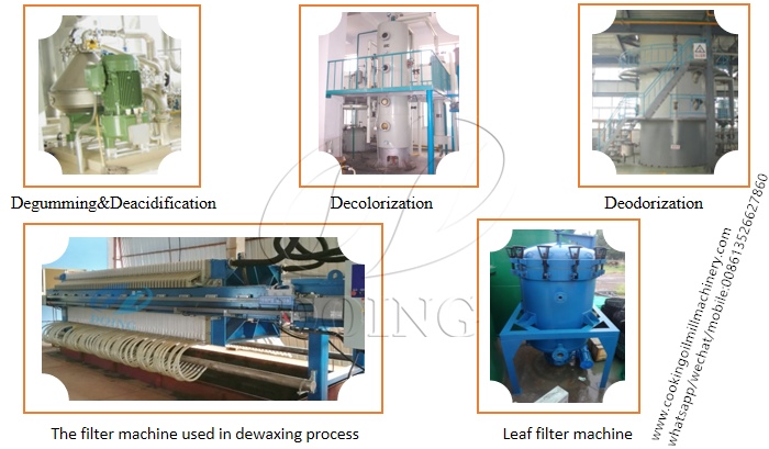 sunflower oil refining machine