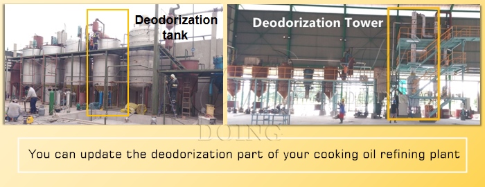 sunflower oil refinery plant