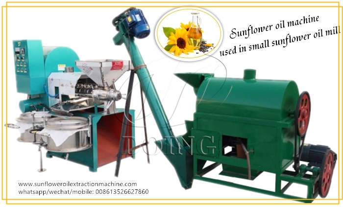mini sunflower oil mill plant
