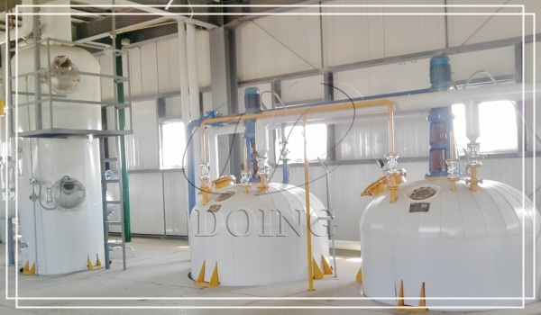 sunflower oil refinery mill