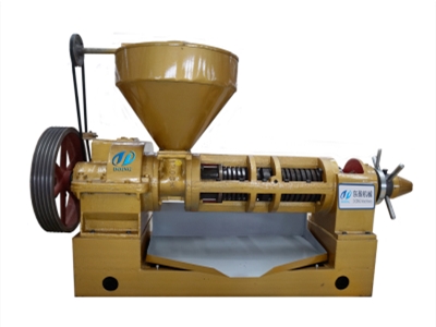 sunflower seed oil presser